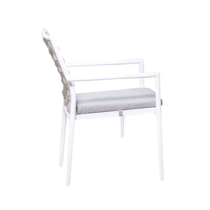Usine de meubles de jardin Foshan, ensembles de meubles de salle à manger de luxe en <span class=keywords><strong>aluminium</strong></span> pour cour, <span class=keywords><strong>table</strong></span> de salle à manger extérieure pour <span class=keywords><strong>10</strong></span> <span class=keywords><strong>personnes</strong></span>, chaises - Product Image 5