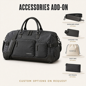Nouveau Sac de Voyage de Luxe Gris 2027 Grande Capacité en Nylon Multi-Poches Sac à Dos de Voyage Vente en Gros Conception Personnalisée OEM - Product Image 2