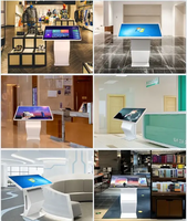 32 Zoll kunden spezifischer Bodenst änder Touchscreen Android-System Horizontale Anzeige Self-Service-Tablet-Ständer Kiosk