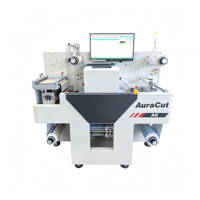 Machine de découpe laser numérique Vorey Aura Cut A6 pour la production de petites séries d'étiquettes personnalisées, équipement compact pour la production de petites quantités