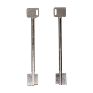 Outil <span class=keywords><strong>de</strong></span> <span class=keywords><strong>serrurier</strong></span> en laiton à <span class=keywords><strong>double</strong></span> tige <span class=keywords><strong>de</strong></span> <span class=keywords><strong>clé</strong></span>, forme unique, avec <span class=keywords><strong>clé</strong></span> vierge sécurisée - Product Image 1