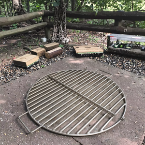 Moderner Tragbarer YIJIE Pulverbeschichteter Edelstahl 304 Runder Holzkohlegrill für Outdoor-Feuerstelle und Kochen - Product Image 2