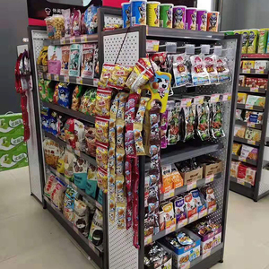 ชั้นวางสินค้าแบบตั้งพื้นสำหรับซูเปอร์มาร์เก็ต ชั้นวางแสดงสินค้าในร้านขายของชำ - Product Image 6