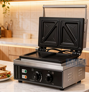 Gran oferta de sandwichera tostada de acero inoxidable 3 en 1, Mini máquina eléctrica comercial <span class=keywords><strong>para</strong></span> hacer sándwiches <span class=keywords><strong>para</strong></span> Snack <span class=keywords><strong>Bar</strong></span> - Product Image 1