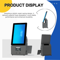 Nuevo Terminal POS Todo en Uno Android con Pantalla Táctil de 15.6 Pulgadas, Máquina de Pago con NFC, Escáner de Códigos de Barras y QR para Supermercado