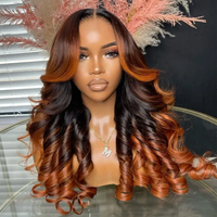 Perruque Frontale Bouclée Élastique Texture Œuf Cheveux Vietnamiens Bruts 5x5 9x6 Sans Colle Full HD, Vente en Gros, Perruques Frontales en Cheveux Humains Vierges Bruns
