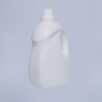 Botol Deterjen Cuci Pakaian 3.6 Liter Custom dengan Tutup Ulir, Wadah Plastik HDPE untuk Dispenser Bahan Kimia