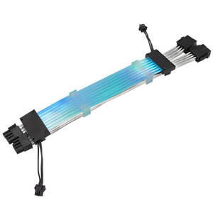 2x8 पिन (6 + <span class=keywords><strong>2</strong></span>) पता आरजीबी GPU पावर विस्तार केबल पीएसयू बिजली की आपूर्ति विस्तार केबल PCIe GPU दोहरी ट्रिपल 8-पिन 6 + 2Pin - Product Image 3