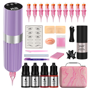 Kit PMU pour débutants avec machine et encre pour la pratique des sourcils et des lèvres, outils d'entraînement - Product Image 3