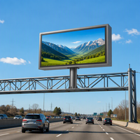 Affichage LED extérieur couleur P3 P4 P5 4K IP65 étanche, panneau publicitaire numérique routier haute définition long format