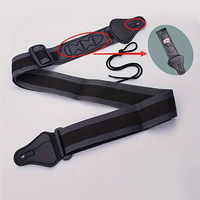 Wholesale Adjustable Custom OEM Leather Guitar Strap & Pick Holder for Electric Guitar Stringed Instrument Parts Accessories