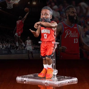 Figuras de Baloncesto de Superestrellas de la NBA, <span class=keywords><strong>James</strong></span> Harden, Stephen Curry, Klay Thompson, Figuras Coleccionables Hechas a Mano de PVC, Adorno Moderno - Product Image 3