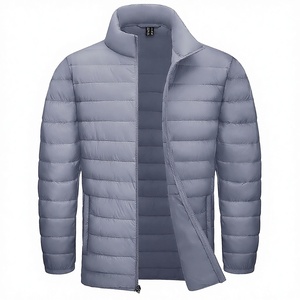 Chaqueta Acolchada con Capucha Unisex OEM, Ligera, Aislante, Transpirable, con Bolsillos, Resistente al Agua, para Invierno, en Color Liso - Product Image 3