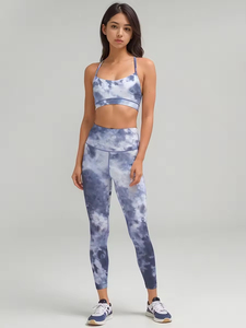 Leggings de sport de compression tie-dye pour femme, pantalons de yoga, collants d'entraînement push-up, vente en gros - Product Image 2