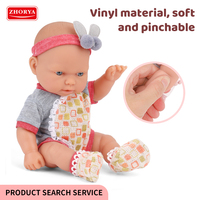 Muñeca de Silicona Realista Zhorya, Personalizada, Bonita, Recién Nacida, Cuerpo Completo, para Niñas