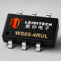 Diode TVS unidirectionnelle WS05-4RUL SOT-26 5V 3pF 4 lignes pour l'électronique grand public et les équipements de communication