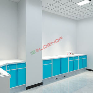 خزانة تخزين طبية حديثة مدمجة مقاومة للتآكل من الفولاذ المقاوم للصدأ، أثاث مستشفى، رفوف تثبت على الحائط بقفل بمفتاح - Product Image 5