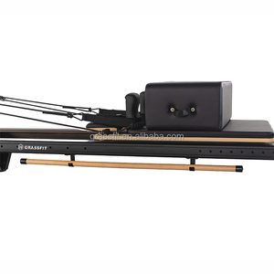 <span class=keywords><strong>Lit</strong></span> de Pilates à pieds hauts avec logo personnalisé, Reformer Pilates en aluminium avec grande boîte et planche de saut - Product Image 4