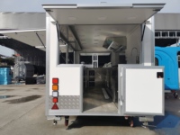 Remorque de restauration rapide multi-services SL-6Z en acier inoxydable et aluminium pour glaces, hot-dogs et snacks