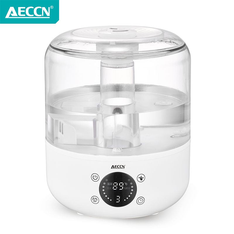 3.5L aromathérapie coton dispositif amovible filtre en céramique 360 degrés brume buse veilleuse purificateur d'air humidificateur diffuseur