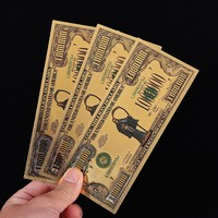 Collection de billets de banque en plastique de 1 000 000 $ Statue de la Liberté, cadeau de mariage, dorure à chaud 24 carats