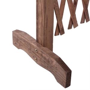 Maison jardin Patio clôture en bois <span class=keywords><strong>sapin</strong></span> bois utilisation bois portes panneau Portable diviseur de pièce - Product Image 6