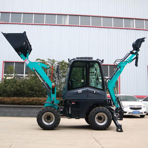 Pembuatan Tiongkok baru Backhoe Loader Port bandara WWWF Backhoe bola Loader konstruksi lapangan Backhoe Loader - Product Image 5