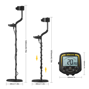 New KMOON/KXMOON TX-850 Underground Metal Detector LCD Screen Adjustable Stem 40-50" Waterproof Interchangeable Search Coil - Product Image 2
