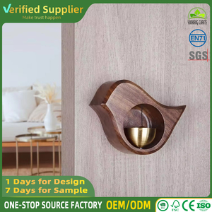 Carillon éolien dopamine en bois Sonnette magnétique en bois <span class=keywords><strong>japonaise</strong></span> Sonnette en bois - Product Image 1