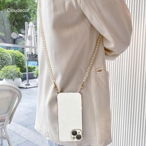<span class=keywords><strong>Collier</strong></span> de téléphone à bandoulière <span class=keywords><strong>en</strong></span> perles blanches faites à la main, 118 cm, chaîne de téléphone <span class=keywords><strong>portable</strong></span> perlée, accessoire unique <span class=keywords><strong>pour</strong></span> étui de téléphone <span class=keywords><strong>en</strong></span> perles - Product Image 1
