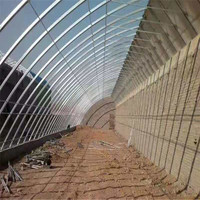 Serre Agricole Multichapelle à Film Galvanisé, Direct Usine