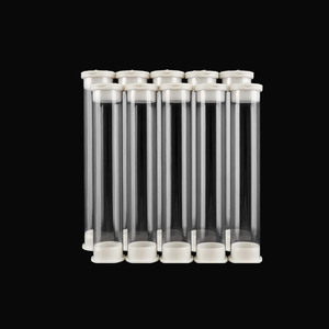 Boîte d'emballage en tubes cylindriques en plastique transparent, tubes de stockage en polycarbonate PC, tubes préformés en PVC/PC - Product Image 1