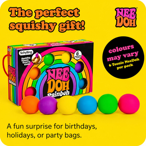 Best Selling Needoh Rainboh Squishy <strong>Fidget</strong> Toys 6 <strong>Pack</strong> Squishies Stress Relief Squishy Toys US Warehouse Fast Shipping - Product Image 3