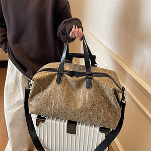 New Fashion Waterproof Fashion Multifunction Gym <b>Duffel</b> <b>Bag</b> Premium Vintage Large Capacity Single Shoulder <b>Bag</b> - Product Image 5