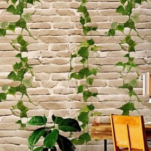 * เอาท์เล็ท * วอลเปเปอร์มีกาวในตัว6ม้วน45X200cm ลายอิฐกระดาษกาวสำหรับเฟอร์นิเจอร์เคลือบ PVC แบบซักได้ - Product Image 2