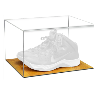 Deluxe Acrylic rõ ràng bóng rổ Giày hiển thị trường hợp với sàn gỗ - Product Image 2