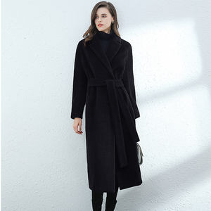 الجملة عالية الجودة بيرو الألبكة الشعر الشتاء سماكة الدفء أفخم أوروبا وأمريكا شعبية طويلة معطف من قماش الكشمير - Product Image 6