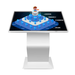 Factory Cheap 21.5/32Inch Floor Standing Interactive LCD Digital <b>Display</b> All in One Touch Screen Kiosk - Product Image 4
