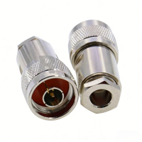 Connecteur coaxial RF N-J-9, connecteur de type N enfichable, connecteur d'alimentation pour talkie-walkie, aiguille fine, adapté au câble 50-9DFB/SYV50-9