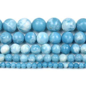 Di alta qualità naturale lucido <span class=keywords><strong>cielo</strong></span> blu pietre branelli della pietra preziosa dei branelli dei monili per monili che fanno (AB1790) - Product Image 1