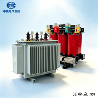Transformateur triphasé immergé dans l'huile à faible perte S11, en cuivre, à double enroulement, 50Hz, refroidissement Onan, pour l'alimentation électrique des usines de production