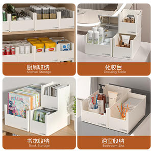 Boîte de rangement de bureau Citylong 2L avec tiroirs pour organiser le maquillage et les bijoux - Product Image 3