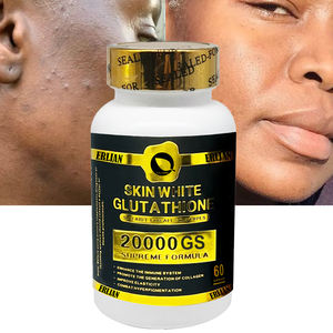 Meilleur éclaircissant pour la peau 20000mg à base de plantes naturelles Gluta Vitamine C Capsule molle Complément alimentaire pour le soin de la peau Pilules naturelles pour éclaircir la peau - Product Image 2