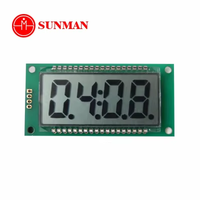 Modul Layar LCD 7 Segmen Reflektif Positif 4 Digit Tinggi Karakter 18mm SMS0408