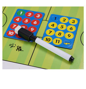 Tablero de entrenamiento de fútbol Portapapeles de entrenadores de fútbol Kit de tablero magnético táctico con rotulador de borrado en seco y <span class=keywords><strong>bolsa</strong></span> con cremallera - Product Image 3