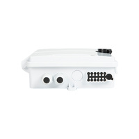 Boîtier de distribution de fibre optique extérieur FTTH 12 cœurs IP65 en ABS, avec presse-étoupe étanche, modèle GPON ONU 2 en 12 ports ST-F222