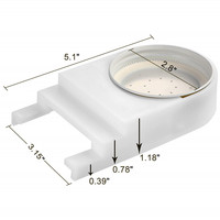 Boardman Bee Entry Feeder Beehive Feeder avec couvercles Mason Jar Honey Bee Feeders