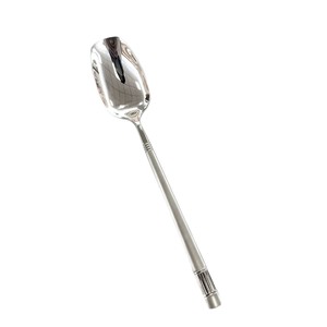 Cuchara de acero inoxidable 304 con mango de linterna de diseño moderno, cucharas de comedor coreanas creativas de mango largo, cuchara para postres occidentales para hoteles y estudiantes - Product Image 5