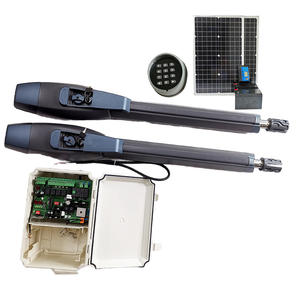 Operadores de Puertas Automáticas Pesadas Chisung DC24V con Batería de Respaldo Moderna, Interfaz para Paneles Solares, Abrepuertas Batientes de Doble Brazo para Villas - Product Image 1