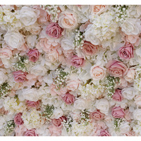 Mur de fond de fleurs artificielles, décoration de mariage, mur de fleurs artificielles extérieures, décoration murale de fleurs en tissu